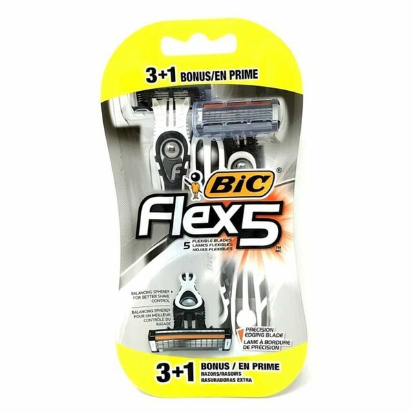 BIC Flex 5 Five Blade Disposable Razors 4 Count for sale online eBay
