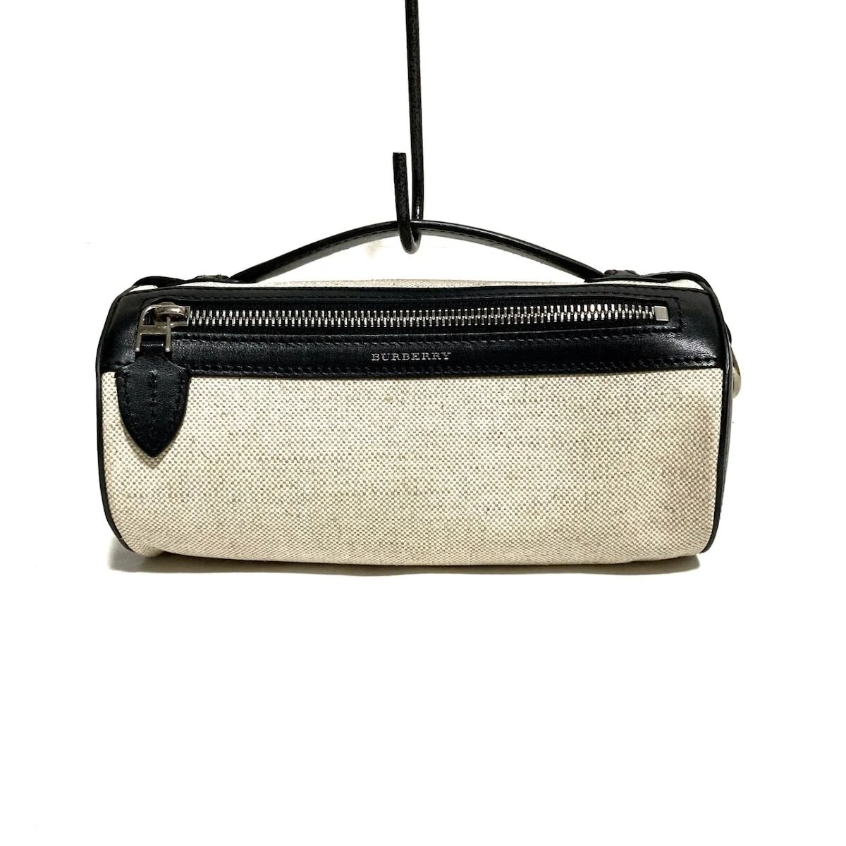Burberry leather hotsell barrel bag