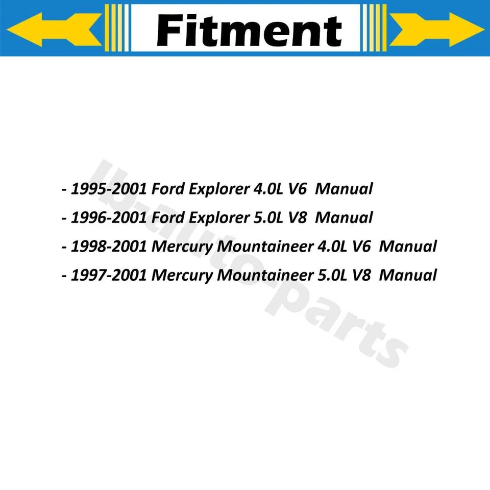 OE 适用于福特 Explorer 1995 1996 1997 1998 1999 2000 2001 HVAC 加热器混合门 — 第 2/4 张图片
