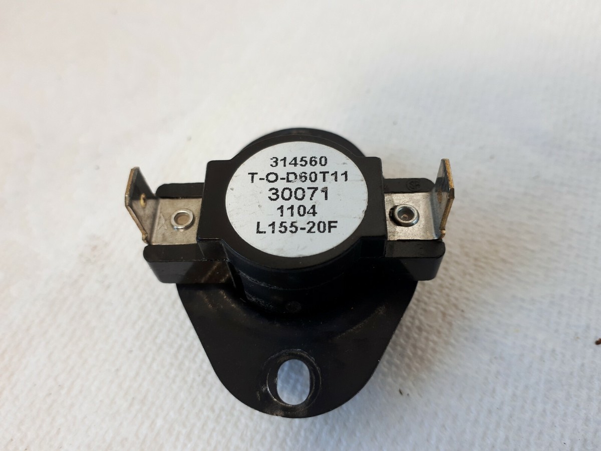 Therm-O-Disc T-O-D60T11 L155-20F Furnace Limit Switch 30071