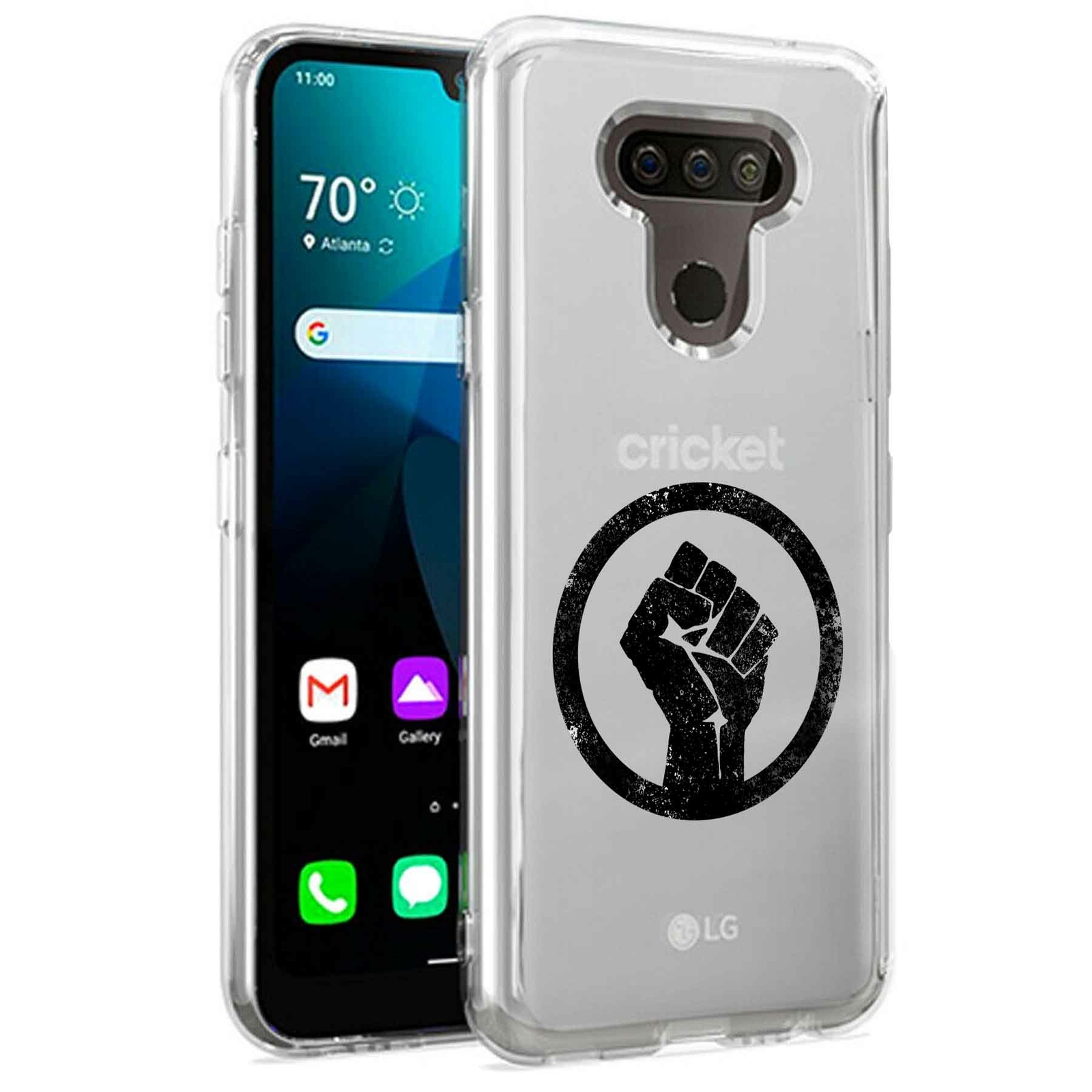 Phone Case for LG Harmony 4,Premier Pro Plus,K41, BLM Quote Print