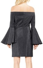 vince camuto off shoulder bell sleeve dress Vince Camuto Women's Off-The-Shoulder Tiered Ruffle Dress - Ultra White
