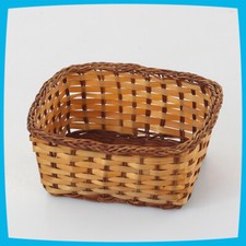 Deko Picknick Shopping Ostern Aufbewahrung braun hell Weidenkorb mit Henkel