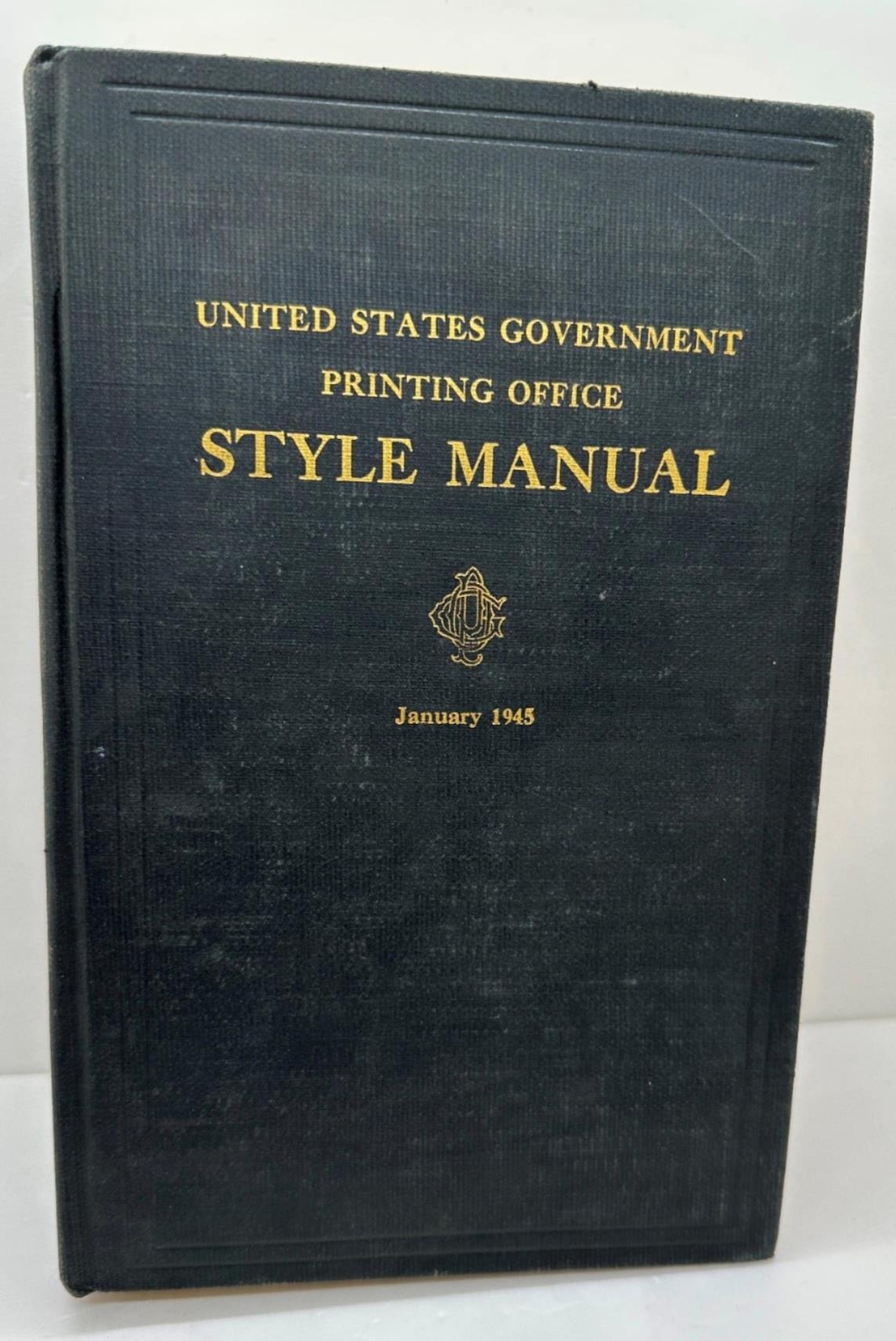 United States Government Printing Office Style Manual January 1945 Hardcover
