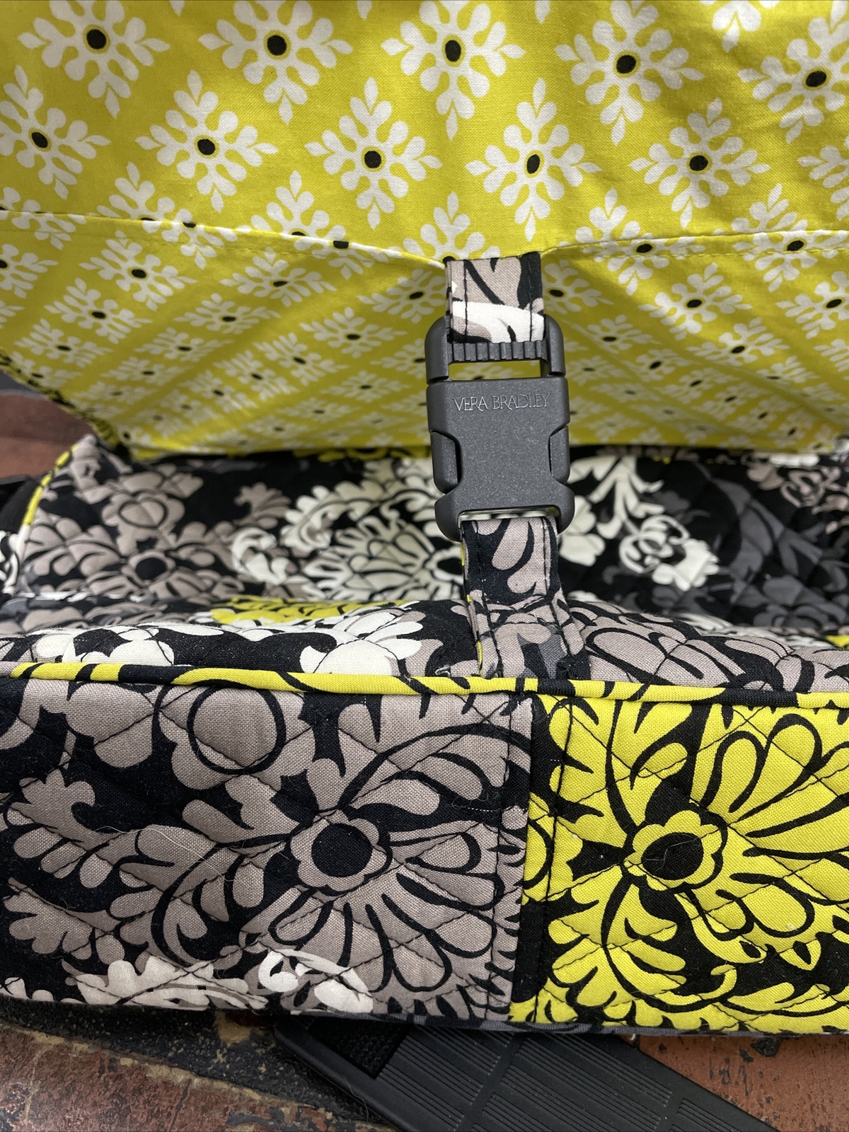 Vera Bradley Baroque Laptop Computer Travel Tote Bag Gem