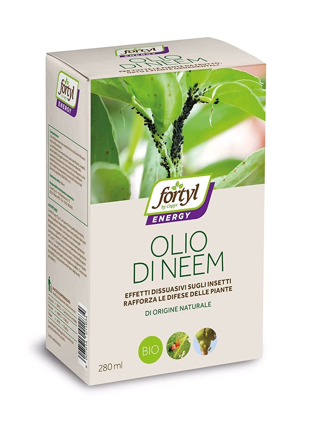 Copyr | Fortyl Energy OLIO DI NEEM astuccio da 280ml