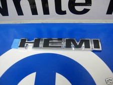 Chrysler Dodge Jeep Chrome Black Hemi Decal Emblem Nameplate Mopar Oem New Chrysler Dodge Jeep Chrome Black Hemi Decal Emblem Nameplate Mopar Oem New