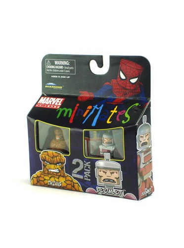 Marvel Minimates Thing & Doombot Series Wave 37 Fantastic Four 2-Pack New In Box - Picture 3 of 4