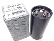 NEW 145-174 uF Start Capacitor 330 vac Motor Compressor Pool Pump CS145X330