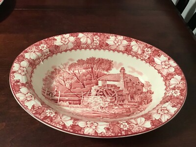 Colonial Woods Burslem Oval Serving Dish
