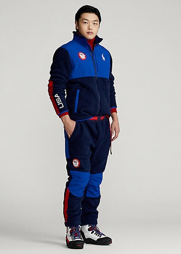 NWT Men's Polo Ralph Lauren Olympics Team USA Hybrid Pant NAVY - Picture 4 of 10