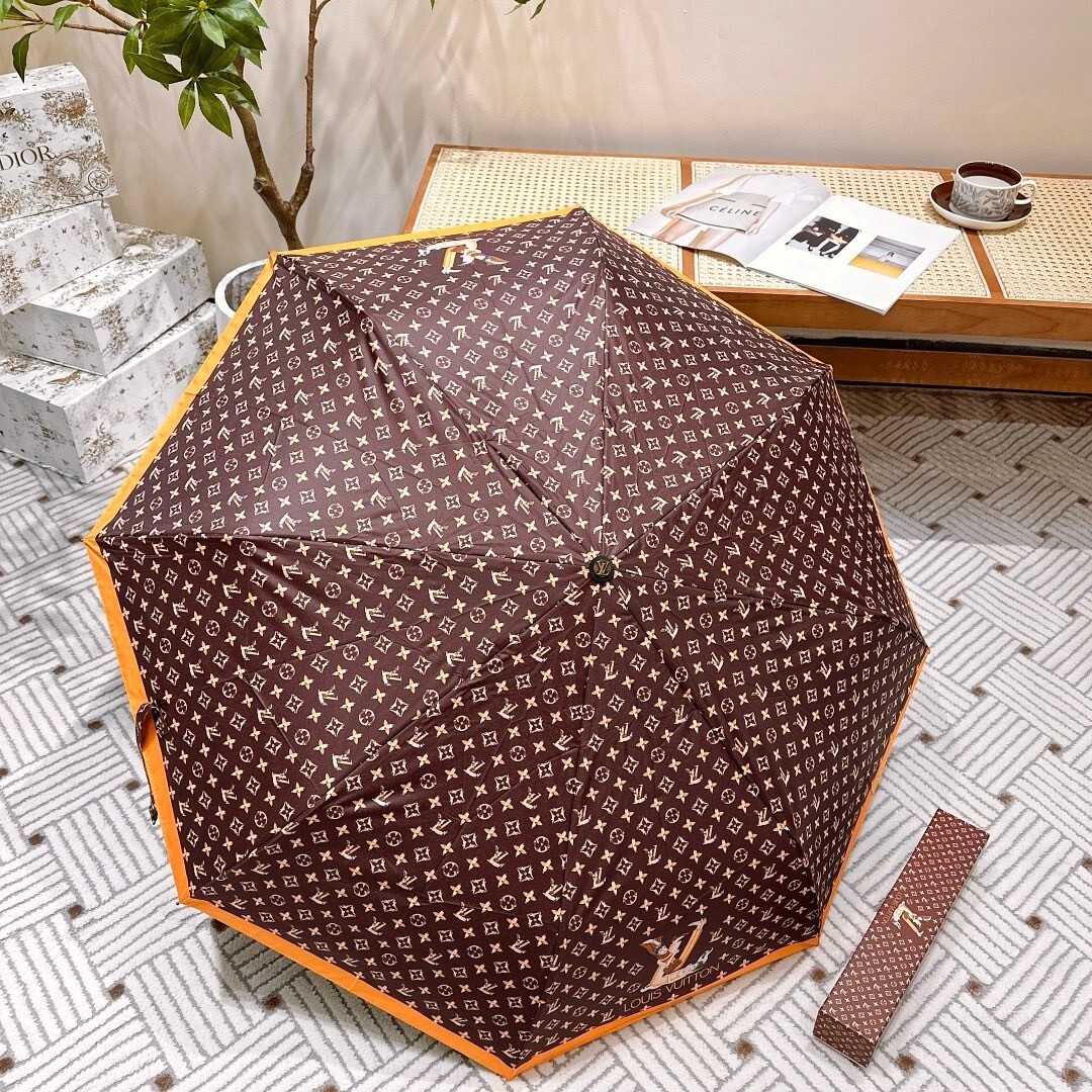 Louis Vuitton Monogram Automatic Folding Umbrella Outdoor