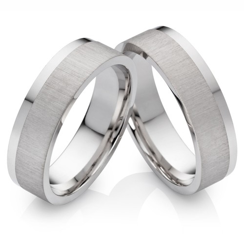 2 TRAURINGE 925 Silber Gratis GRAVUR+Etui+Solitärring