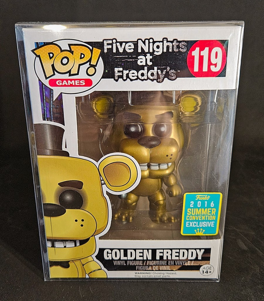 Funko Pop! FNAF: #119 GOLDEN FREDDY *VAULTED* 2016 SDCC