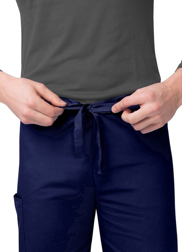 Adar Men Women Medical Nursing Uniform Multi Pocket Scrub Tapered Leg Pants - Picture 130 of 154
