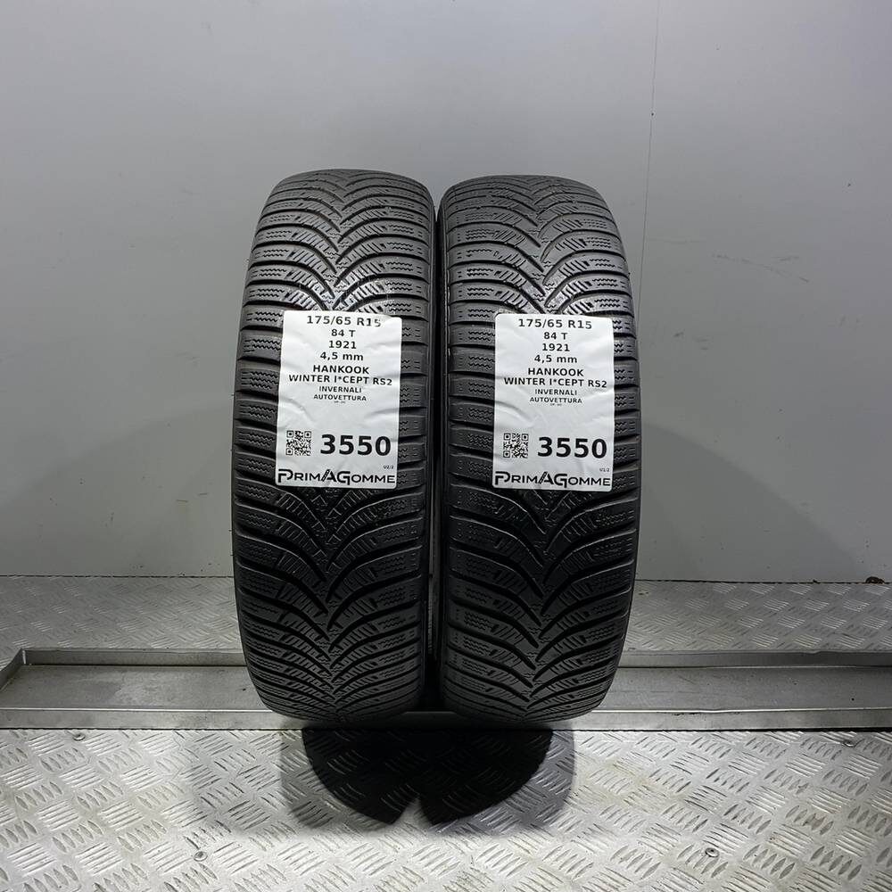 Gomme Usate 175 65 R15 84T Hankook Winter I*Cept RS2 Invernali