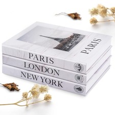 Fake Books for Decoration - Set of 3 Decorative Books for Home Decor London/...