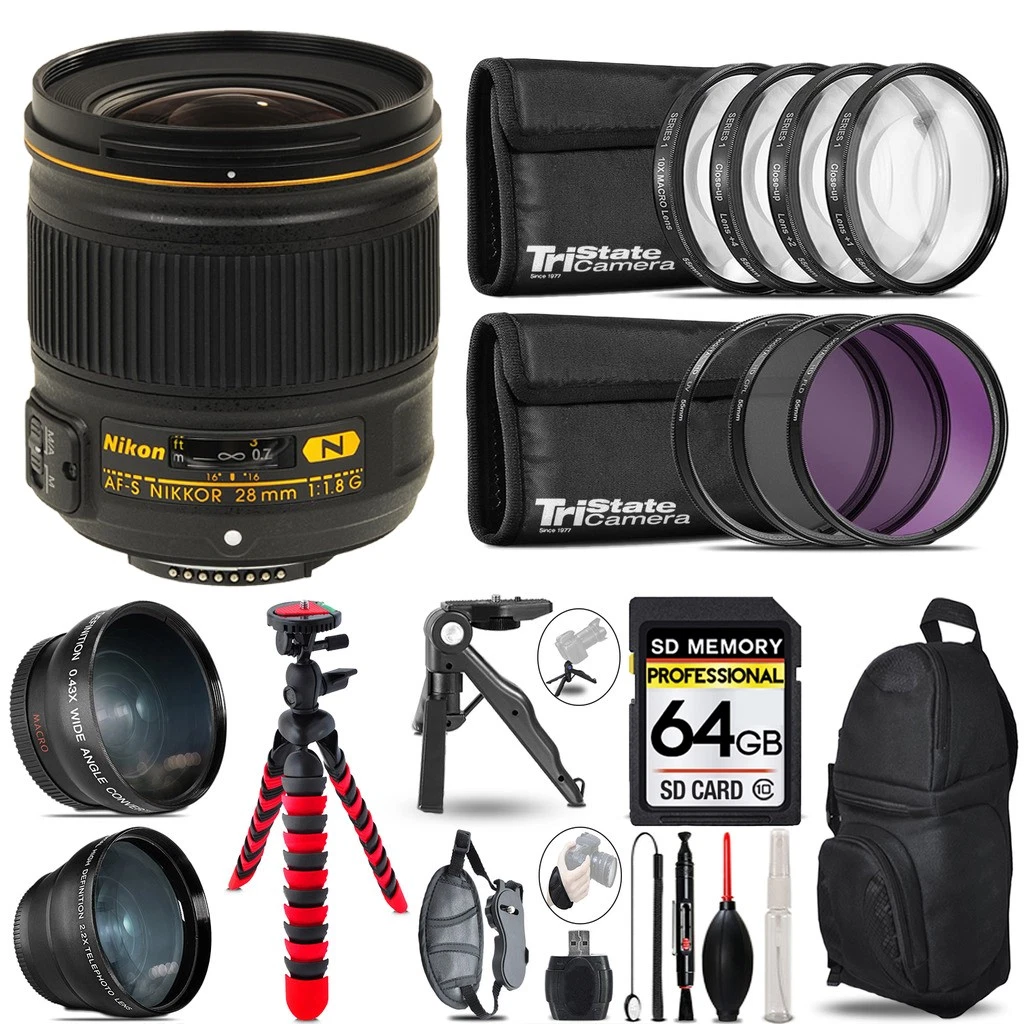 Nikon f/1.8 Camera Lenses 28mm Focal for sale | eBay