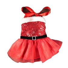 Déguisement de Noël glamour chien chat à la mode et amusant pour vêtements d