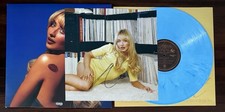 SIGNED Sabrina Carpenter Short N Sweet Photo & Sky Blue Vinyl BAS Beckett COA