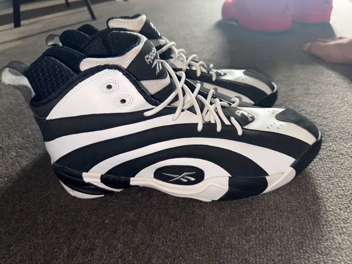 Size 13 - Reebok Shaqnosis OG Black White | eBay