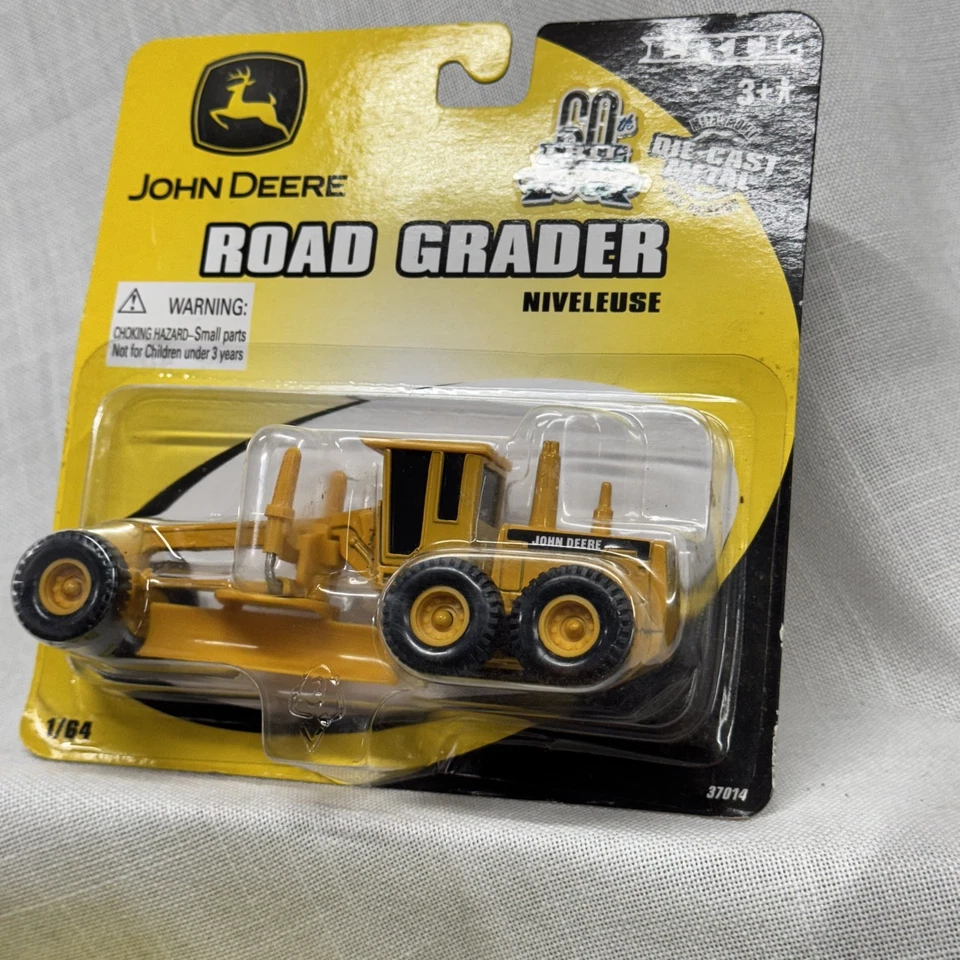 Ertl  John Deere Road Grader 60th Anniversary Die-Cast Metal 1/64 - Image 2 of 4