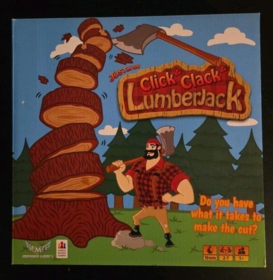 Rare MAYDAY Korea Board Game CLICK CLACK LUMBERJACK Complete