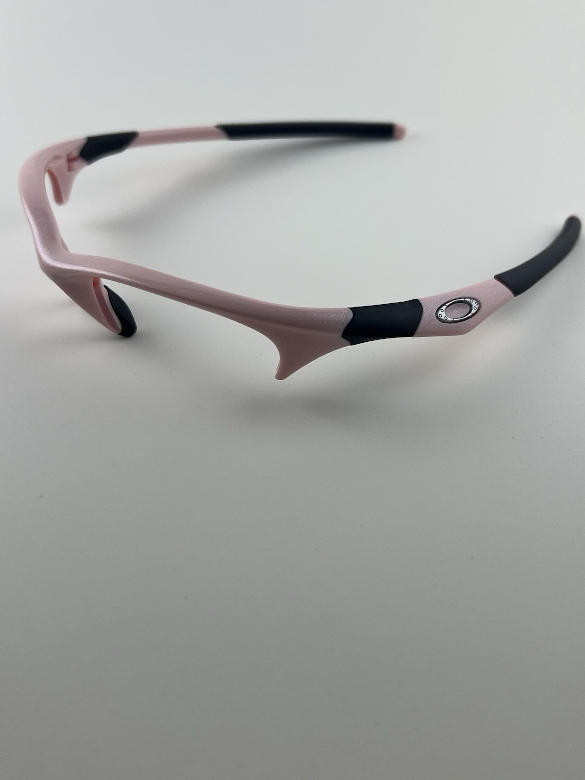 SAOLA Oakley mezza giacca 1.0 rosa metallizzato solo montatura 03 662 calze orecchie nere RARO