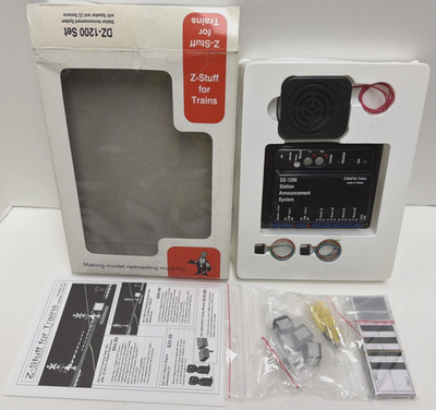 Z-STUFF FOR TRAINS DZ-1200 - STATION ANNOUNCEMENT SYSTEM WITH SPEAKER & 2 SENSOR