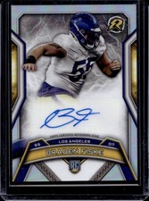 2024 Topps Resurgence Braden Fiske RC Auto #RRS-BF Rams Rookie