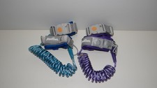 Zooawa Toddler Leash 2Pack, Kids Anti Lost Wrist Secure Strap Blue Purple - NEW