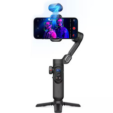 Gimbal Stabilizer with AI Vision Sensor for Face Tracking, 3-Axis Stabilize, OLE