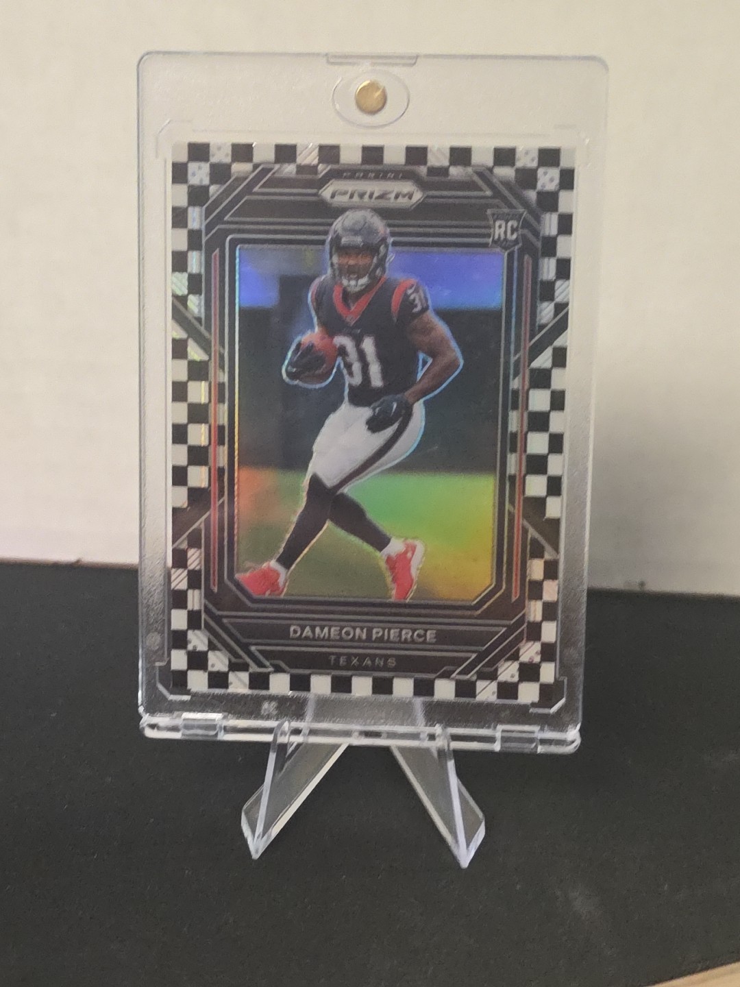 2022 Panini Prizm - Rookies Dameon Pierce #322 Black & White Checker Prizm (RC)