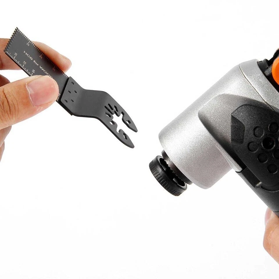 100x Oscillating Multi Tool Saw Blades Set Carbide Metal Wood Cutting Accessorie - Image 3 of 4