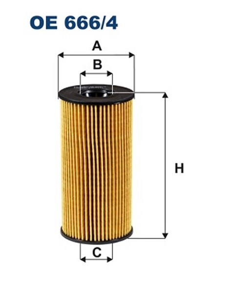 ÖLfilter Filtron OE 666/4 Filtereinsatz FüR Renault Mercedes Dacia Qashqai Fiat-image