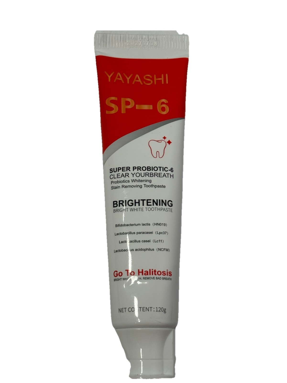 YAYASHI SP-6 Probiotic Toothpaste 120g – Whitening & Breath Care – Open Seal