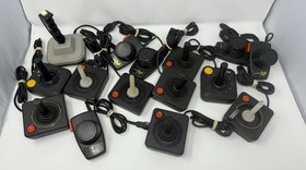 Atari 2600 Black Game Console with Games And Controllers All Untested