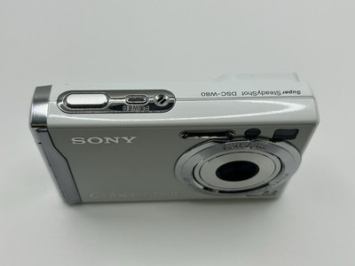 SONY Cyber-shot DSC-W80 ホワイト Sony Cyber-shot DSC-W80 Digital Camera (White) DSCW80W B&H Photo