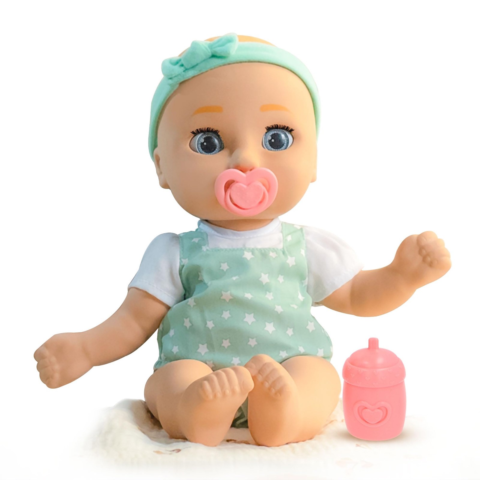 Sam 15" Realistic Soft Body Weighted Baby Doll with Open/Close Eyes | Include...