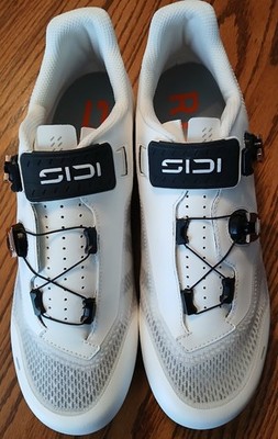 NEW Sidi Genius X Vapo Road White Cycling Bike Shoe EU 45 US 11.5 LIST $400