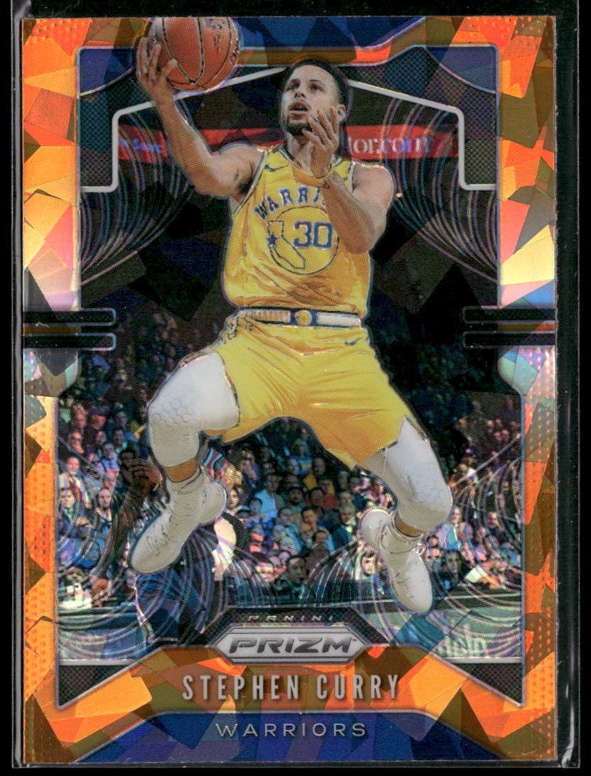 2019-20 Panini Prizm ORANGE ICE #98 Stephen Curry