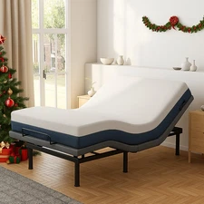 Adjustable Electric Bed Frame Base Wireless Remote Control Anti-snore Twin XL