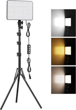 30W Photography Lighting Kit with Tripod Stand and LED Video Light