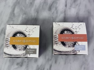 Clarisonic Skin Cleansing Replacement Brush Heads for Delicate Skin & Normal NIB