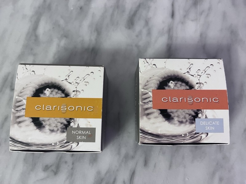 Clarisonic Skin Cleansing Replacement Brush Heads for Delicate Skin & Normal NIB