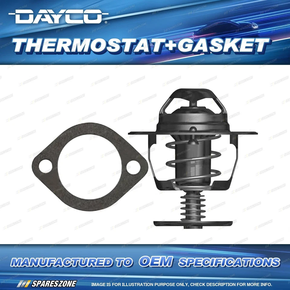 DAYCO Thermostat + Gasket for Hyundai Terracan 2.9L J3 2005-2007 Temp 82 - image 2 of 2