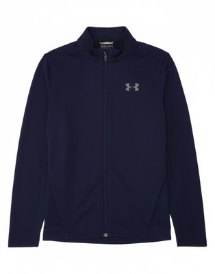 UNDER ARMOUR Jungen Trainingsanzug Oberteil Jacke 9-10 Jahre Medium Navy Blau CF07