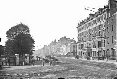 St Stephen'S Green Dublin City Co Dublin Ireland C1900 Old Photo