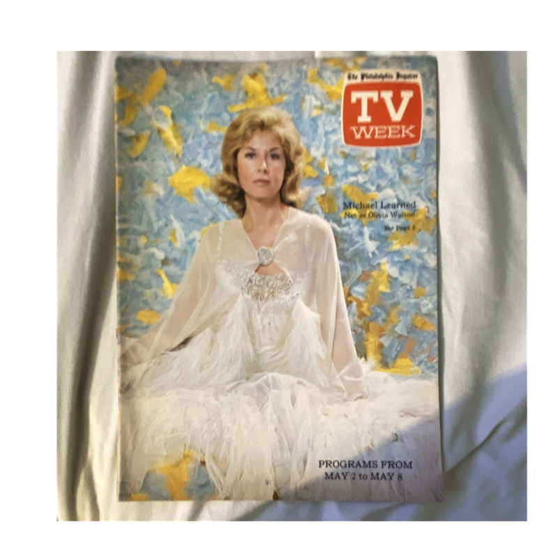 TV Week May 2-8 1970 Philadelphia Bulletin TV Programs Michael Learned
