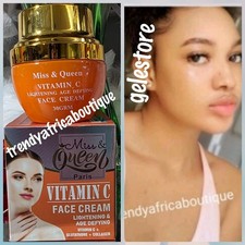 X 1 Jar. Miss  Queen Paris Vitamin C Lightening Face Cream 30g X 1